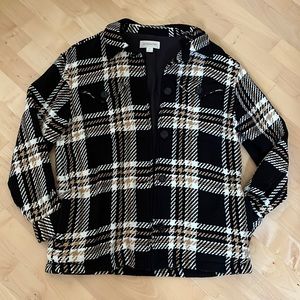 Outerknown Cloud Weave Shirt Jacket XS Salt Cabin Plaid